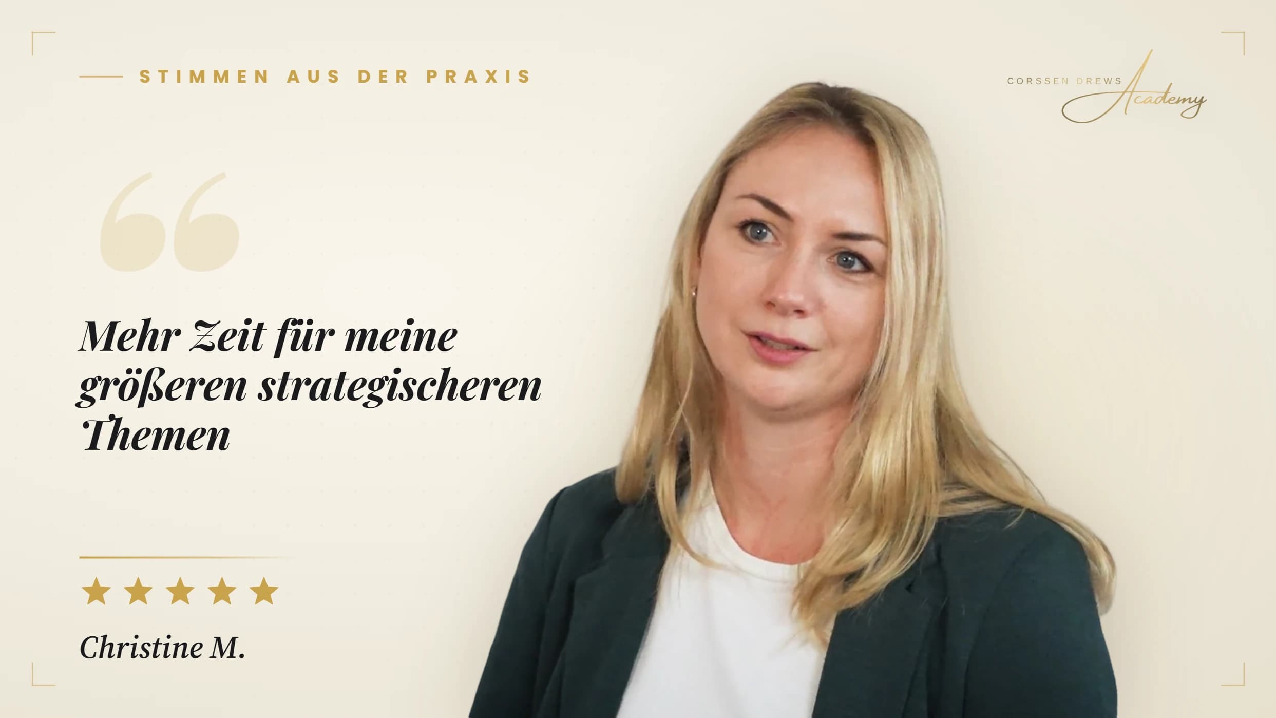 Christine M., Geschäftsführerin