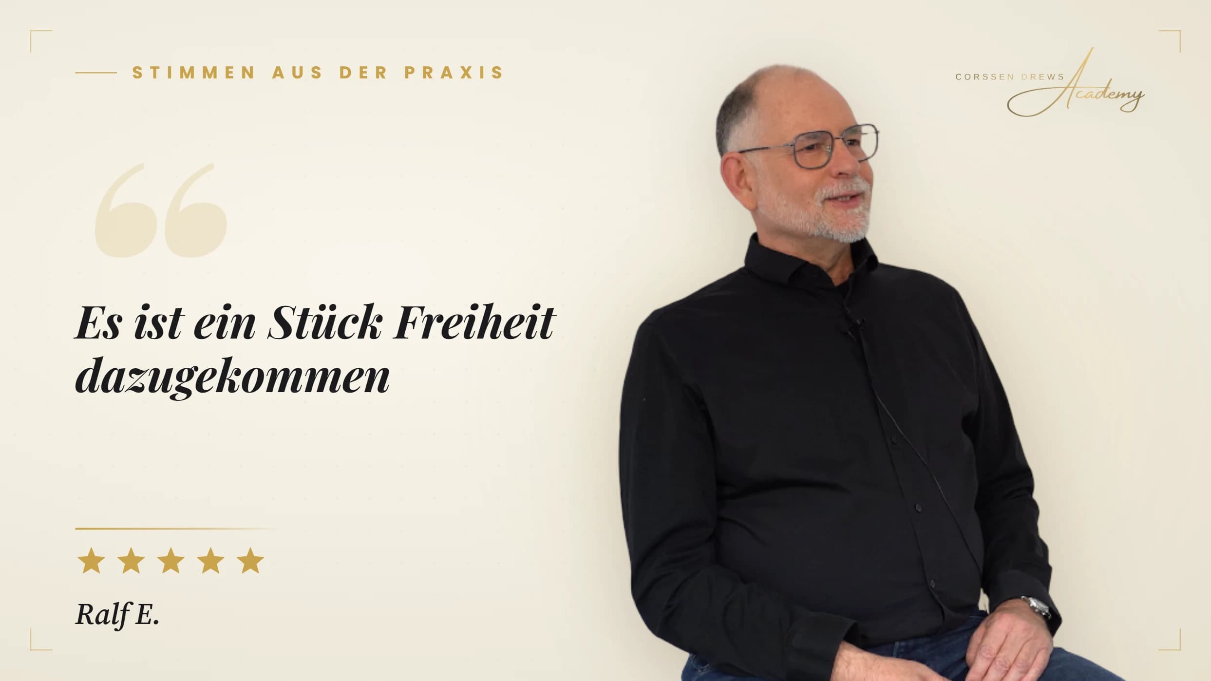 Ralf E., Selbstständig